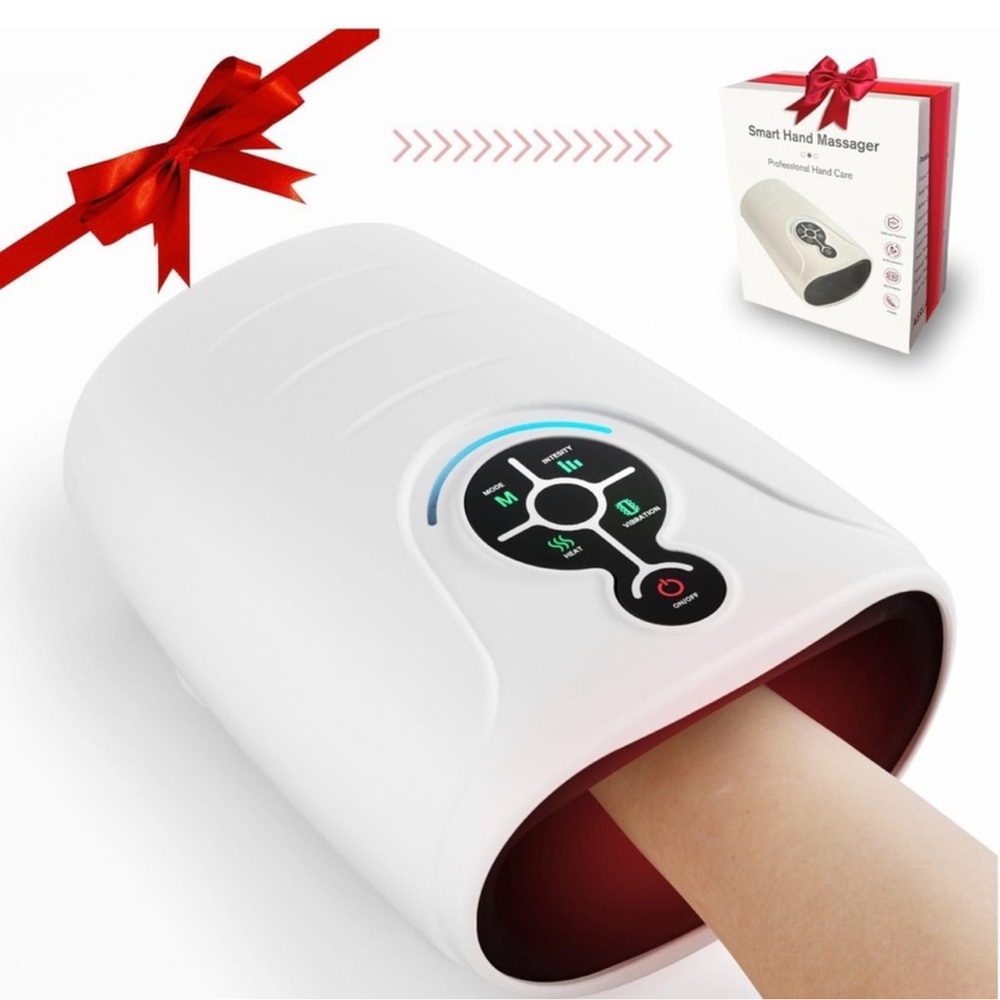 AERLANG Hand Massager with Heat & Compression for Arthritis & Carpal Tunnel -NWT